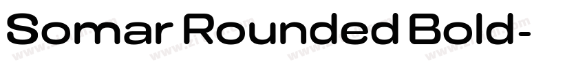 Somar Rounded Bold字体转换 Somar Rounded Bold字体转换